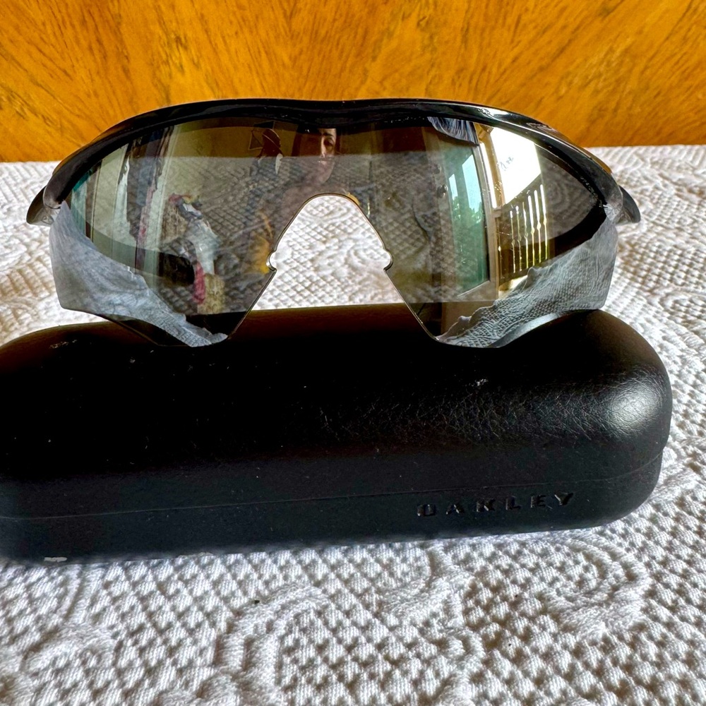 Oakley M2 Flame Black Iridium Lens Sunglasses Eyewear